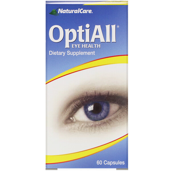 NaturalCare‏, OptiAll Eye Health, 60 Capsules