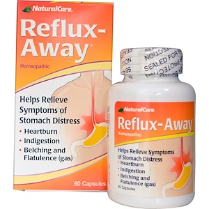 Natural Care, Reflux-Away, 60 капсул