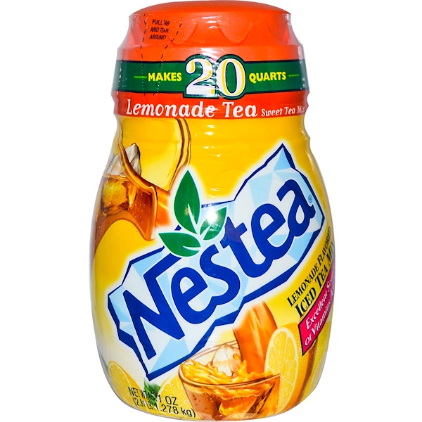 Nestea, Смесь для холодного чая, вкус лимонада 45.1 унции (1.278 кг) (Discontinued Item) 