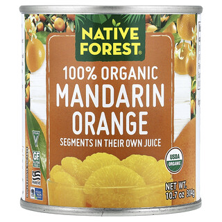 Native Forest, Mandarinas 100 % orgánicas, 304 g (10,7 oz)