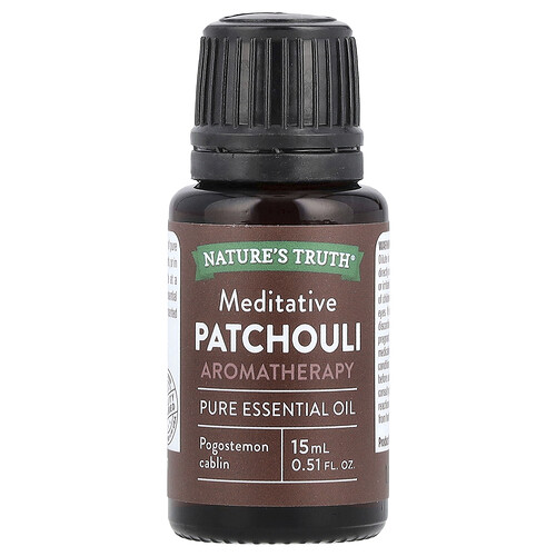 Nature's Truth, Pure Essential Oil, Meditative Patchouli , 0.51 fl oz (15 ml)
