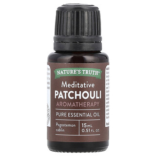 Nature's Truth, Huile essentielle pure, Patchouli méditatif, 15 ml