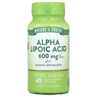 Nature's Truth, Alpha Lipoic Acid, 60 Kapsul Pelepasan Pantas