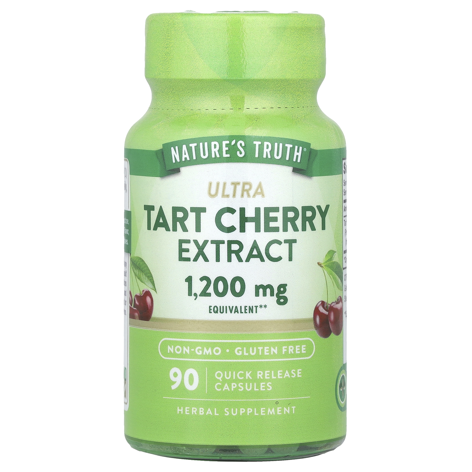 Nature's Truth (네이처스트루스), 울트라 타트체리 추출물, 1,200mg, 빠른 방출 캡슐 90정