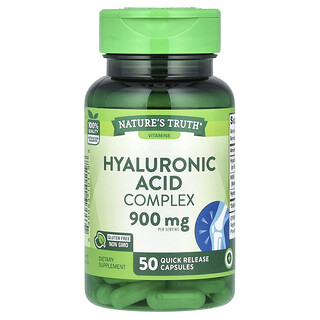 Nature's Truth, Hyaluronic Acid Complex, 900 mg, 50 Quick Release Capsules (300 mg Per Capsule)