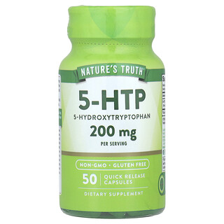 Nature's Truth, 5-HTP, 50 Kapsul Pelepasan Cepat (100 mg per Kapsul)