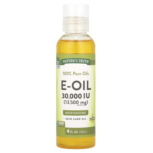 Nature's Truth E-Oil, Lemon, 30,000 IU (13,500 mg), 4 fl oz (118 ml)