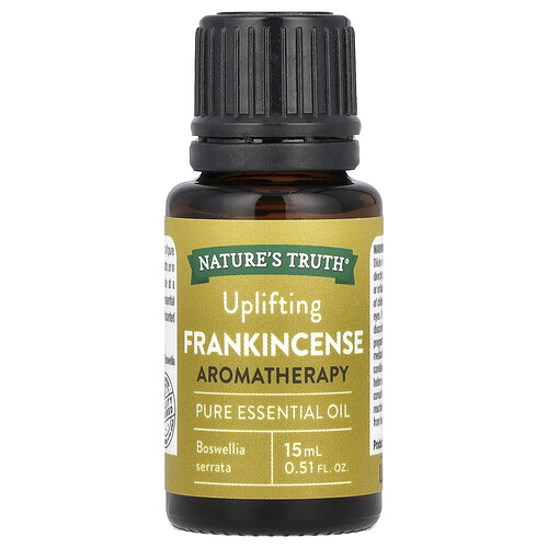 Nature's Truth, Pure Essential Oil, Uplifting Frankincense, 0.51 fl oz (15 ml)