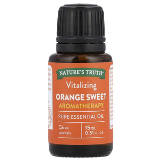 Nature's Truth, Pure Essential Oil, Vitalizing Orange Sweet, 0.51 fl oz (15 ml)