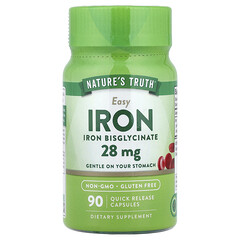 Easy Iron, 28 мг, 90 капсул зі швидким вивільненням