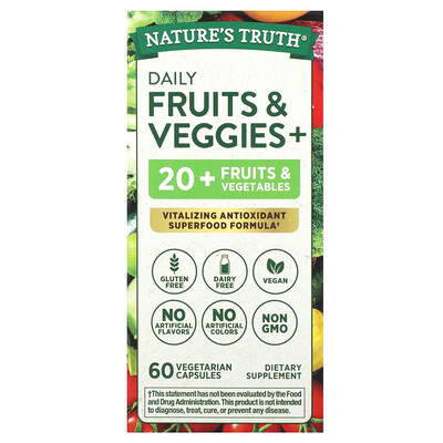 Nature's Truth Daily Fruit & Veggies +: A Comprehensive Nutrient Boost