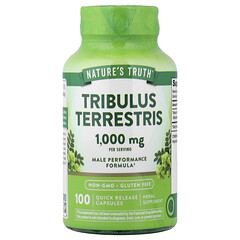 Tribulus terrestris, 100 капсул швидкого вивільнення (500 мг на капсулу)