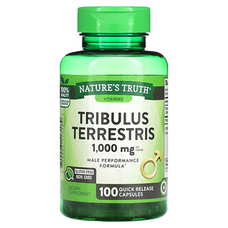 Nature's Truth, Tribulus Terrestris, 1.000 mg, 100 Hızlı Salımlı Kapsül (Kapsül başına 500 mg)