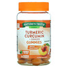 Nature's Truth, Turmeric Curcumin + Ginger, Kurkuma-Curcumin und Ingwer, natürlicher Pfirsich, 70 vegane Fruchtgummis 