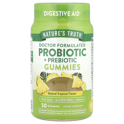 Nature's Truth, Gommes probiotiques tropicales