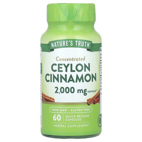 Ceylon Cinnamon 2,000 mg plus Chromax Chromium Picolinate