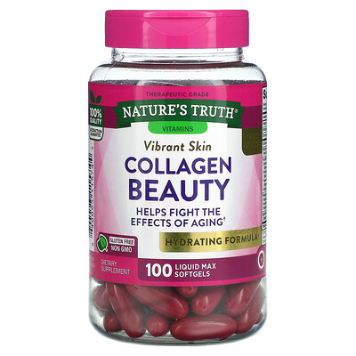 

Nature's Truth Collagen Beauty, 100 капсул Liquid Max