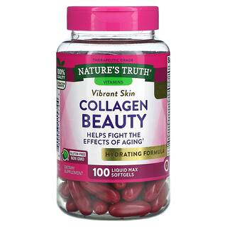 Nature's Truth, Collagen Beauty، 100 كبسولة هلامية سائلة ذات فعالية قصوى
