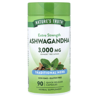 Nature's Truth, Ashwagandha, 90 Hızlı Salımlı Kapsül