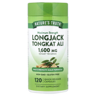 Nature's Truth, Longjack Tongkat Ali, 120 Quick Release Capsules (800 mg per Capsule)