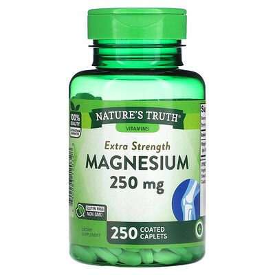 

Nature's Truth Magnesium Extra Strength 250 mg 250 Coated Caplets