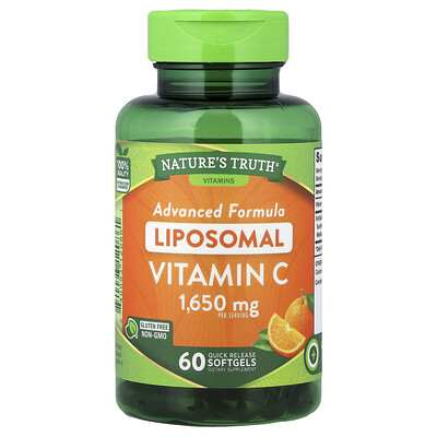 Product Image for Nature's Truth, Liposomal Vitamin C, Advanced Formula, 60 Quick Release Softgels