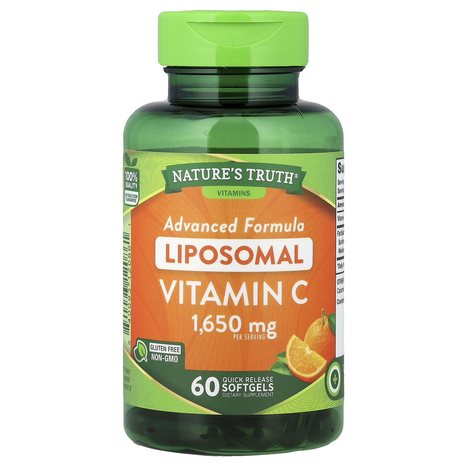 Liposomal Vitamin C, Advanced Formula, 60 Quick Release Softgels