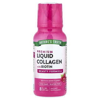 Nature's Truth, Collagène liquide de qualité supérieure à la biotine, Baies délicieuses, 237 ml