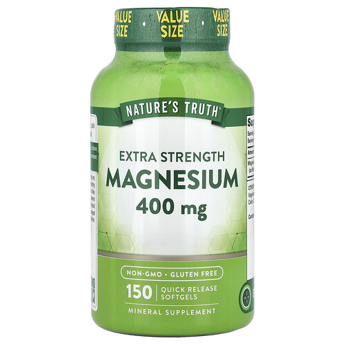 Nature's Truth Magnesium, 400 mg, 150 Quick Release Softgels