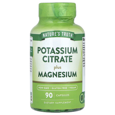 Nature's Truth цитрат калия с магнием 90 капсул