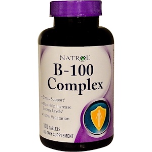 Natrol, Комплекс B-100, 100 таблеток