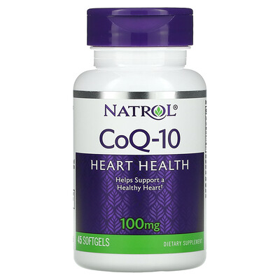 

Natrol, CoQ-10, 100 mg, 45 Softgels