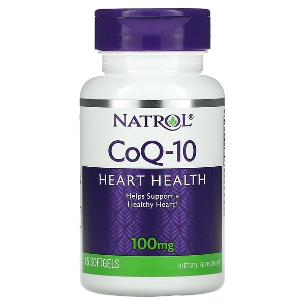 Natrol‏, CoQ-10, 100 mg, 45 Softgels