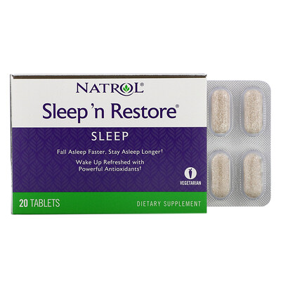 

Natrol Sleep 'n Restore 20 Tablets