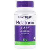 Natrol, Мелатонин, 3 мг, 120 таблеток отзывы