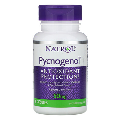 Natrol Pycnogenol, 50 мг, 60 капсул