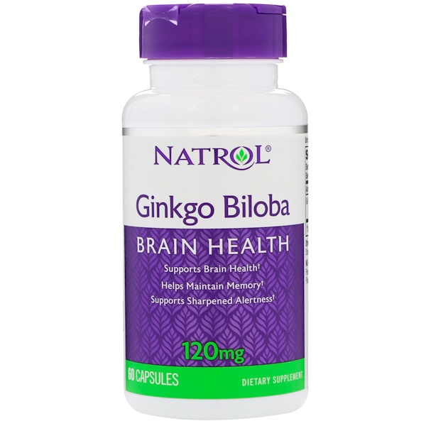 Natrol, Гинкго Билоба 60 капсул