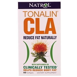 Natrol, Tonalin, CLA, 1,200 mg, 60 Softgels