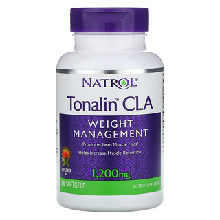 Natrol, Tonalin®（トナリン）共役リノール酸、1200mg、ソフトジェル90粒