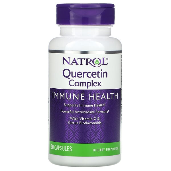 Natrol, комплекс с кверцетином, 50 капсул