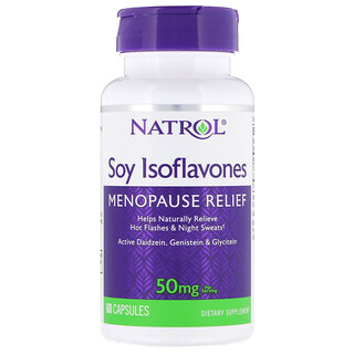 Natrol, 大豆イソフラボン、10 mg、60カプセル