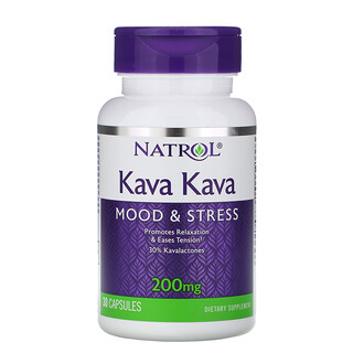 Natrol, Kava Kava, 200 mg, 30 comprimés