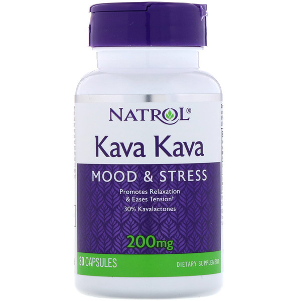 Natrol, Kava Kava, 200 mg, 30 Kapseln