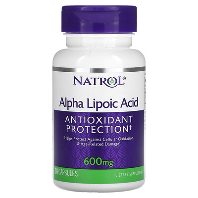 Natrol Альфа-липоевая кислота 600 мг 30 капсул