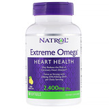 Отзывы о Natrol, Extreme Omega, Лимон, 2 400 мг, 60 мягких таблеток