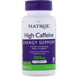 Natrol, High Caffeine, Extra Strength, 200 mg, 100 Tablets отзывы