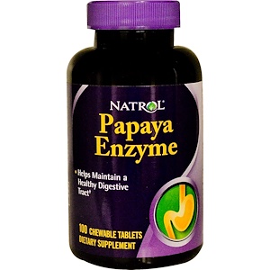 Отзывы о Нэтрол, Papaya Enzyme, 100 Chewable Tablets
