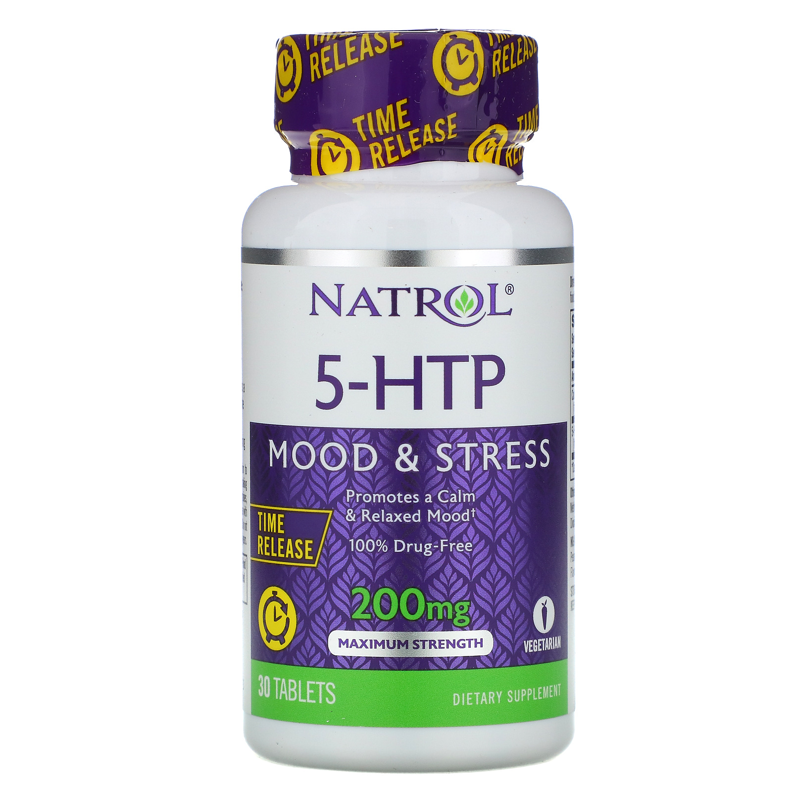 Natrol 5 Htp タイムリリース 最大強度 0mg 30錠 Iherb