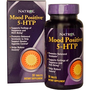 Купить Natrol, Mood Positive 5-HTP, 50 таблеток  на IHerb