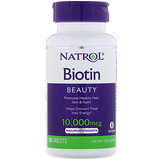 Natrol, Биотин, 10 000 мкг, 100 таблеток отзывы